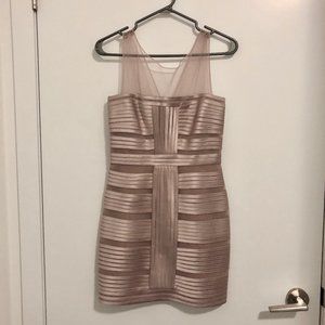 BCBG Brenda Bandage Pale pink dress